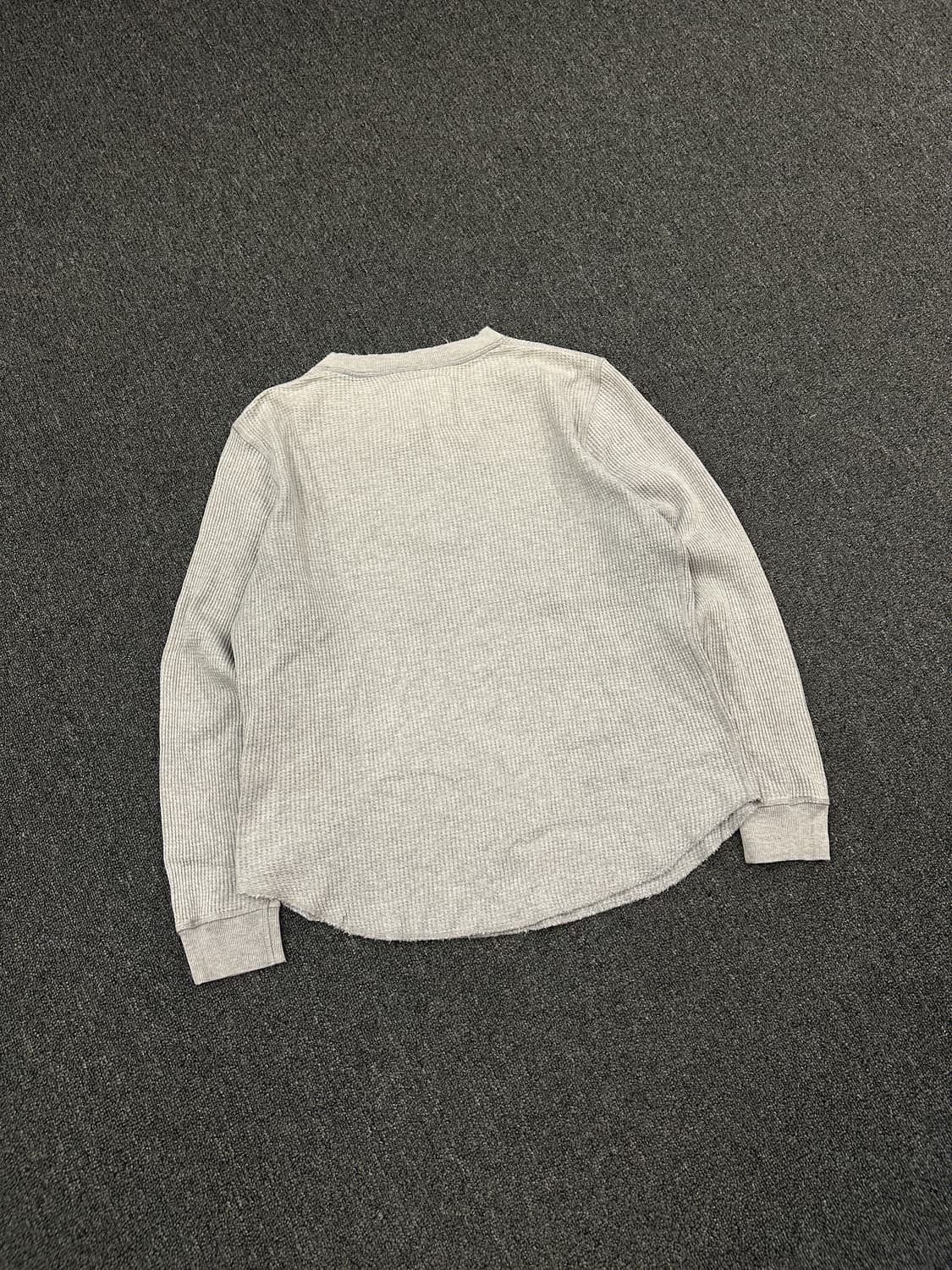 L) Global Work 재패니즈 헨리넥 와플 롱슬리브 긴팔티  상품이미지4