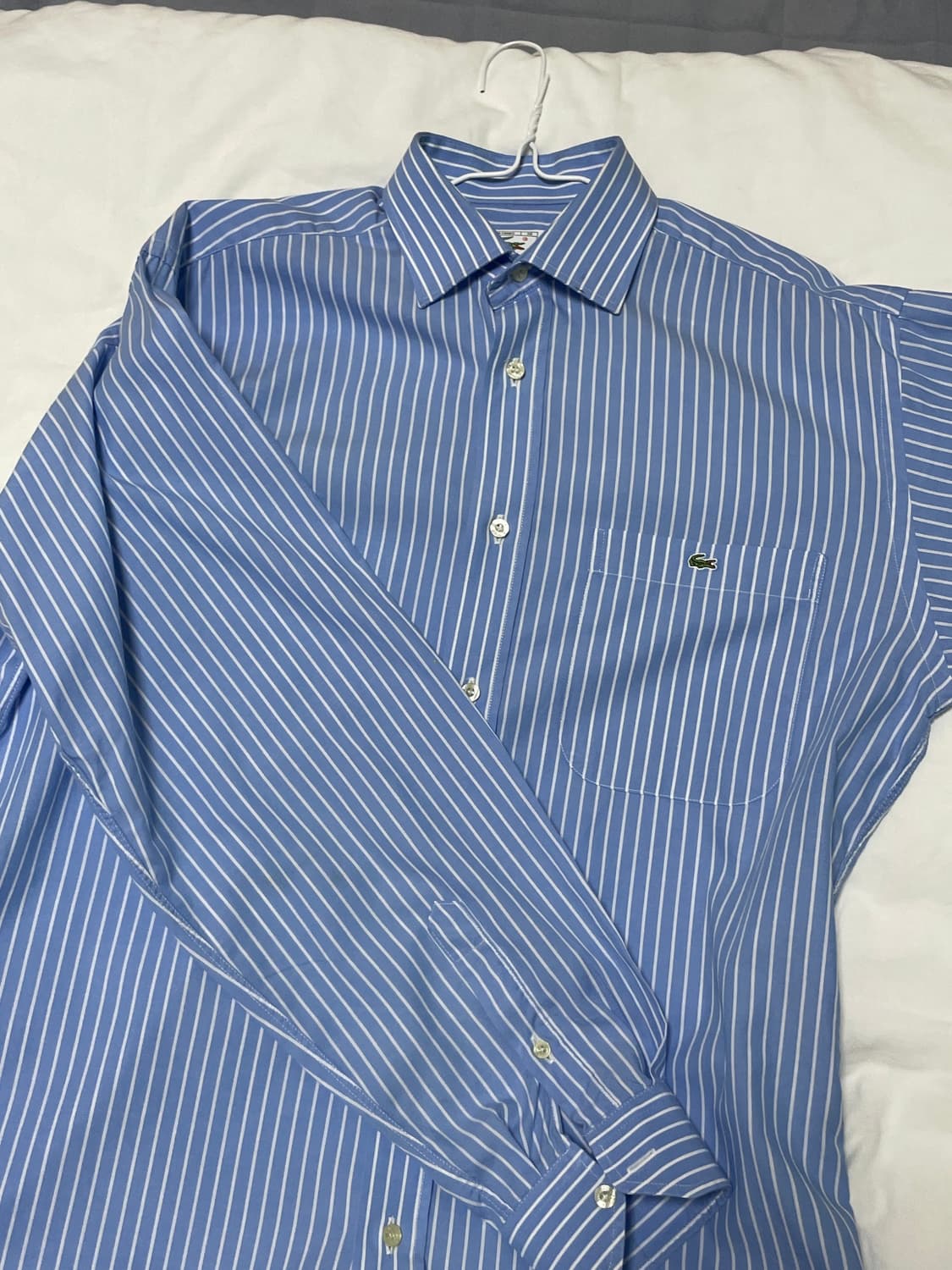 Lacoste stripe shirt - Blue 상품이미지2