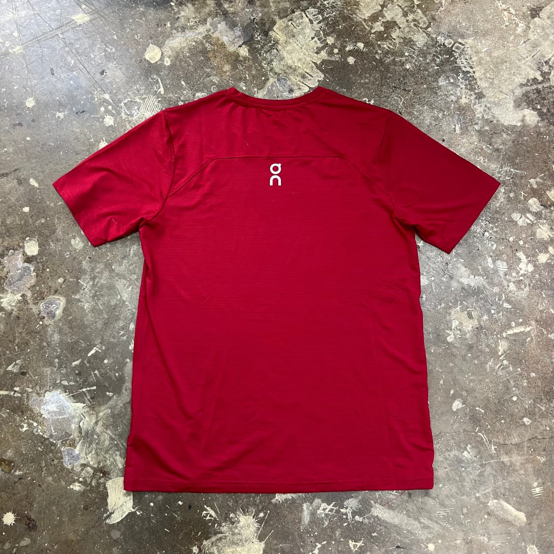 M) on running 온러닝 퍼포먼스 반팔 티셔츠 버건디 런닝코어 상품이미지4