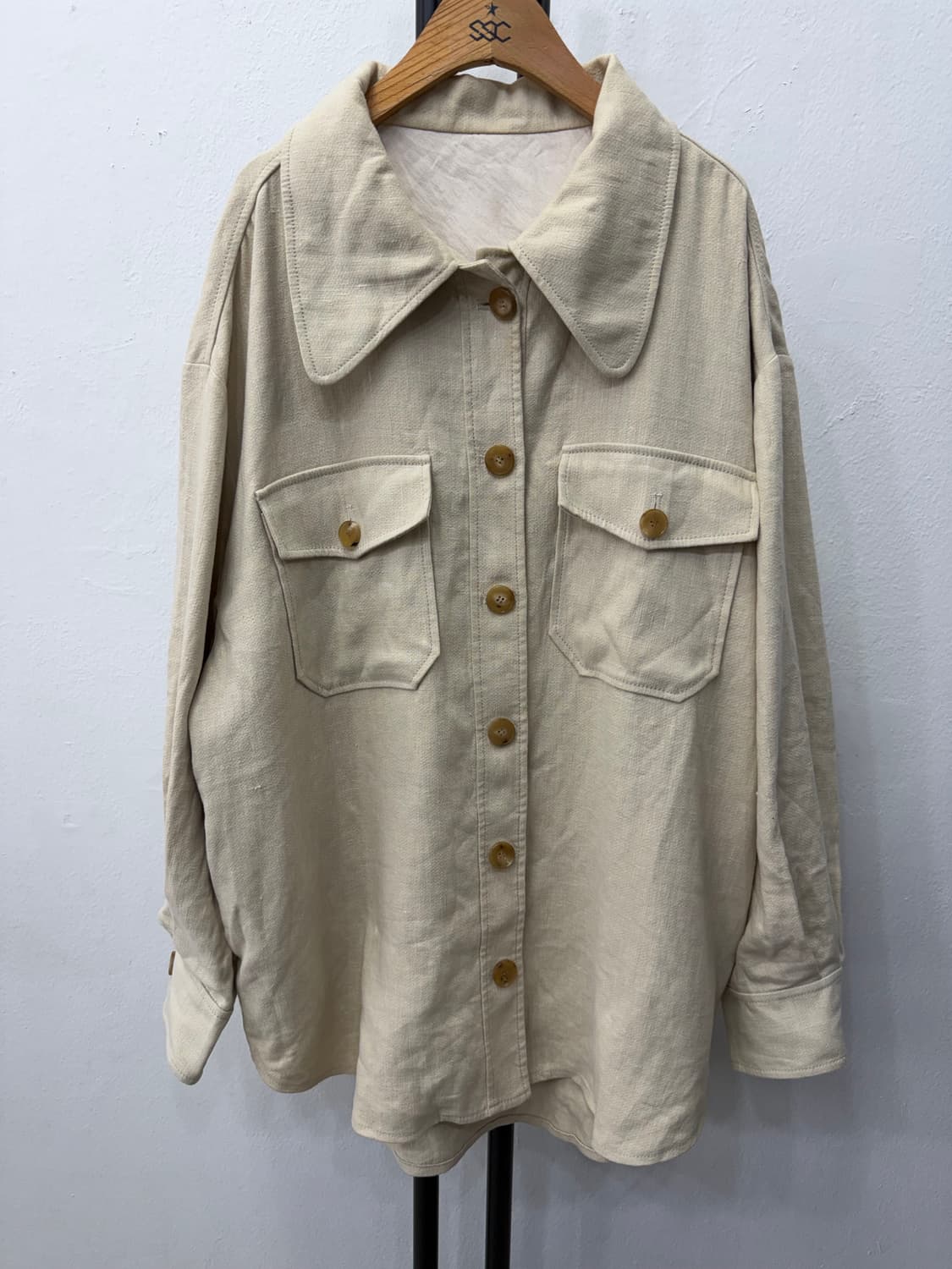 정품) 타임 한섬 20ss 여성 오버사이즈 자켓 82 상품이미지1