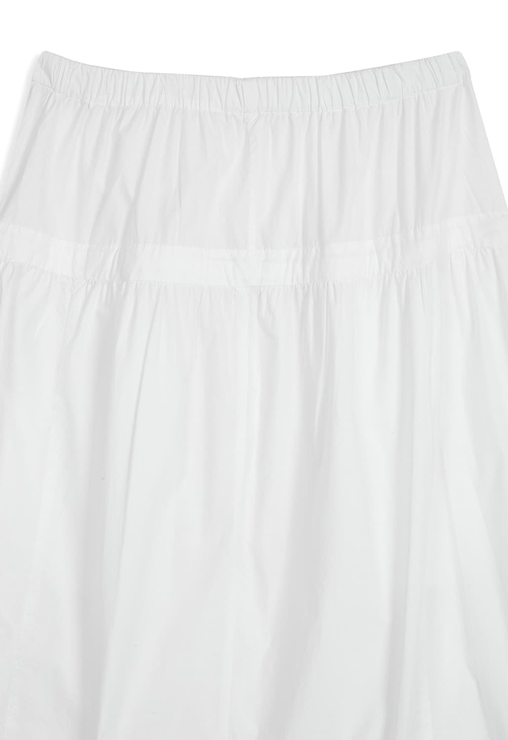 오픈와이와이 롤드 웨이스트 타이어드 스커트 화이트 S 사이즈 상품이미지8