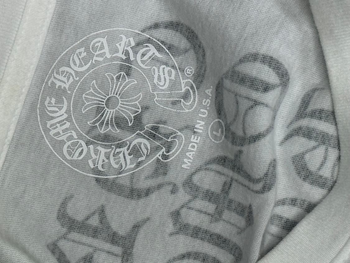 크롬하츠 버티컬 로고 티 상품이미지7