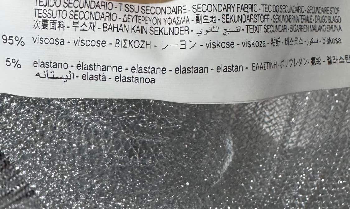 ZARA 자라 시스루 실버 레이어드용 긴팔티 상품이미지10