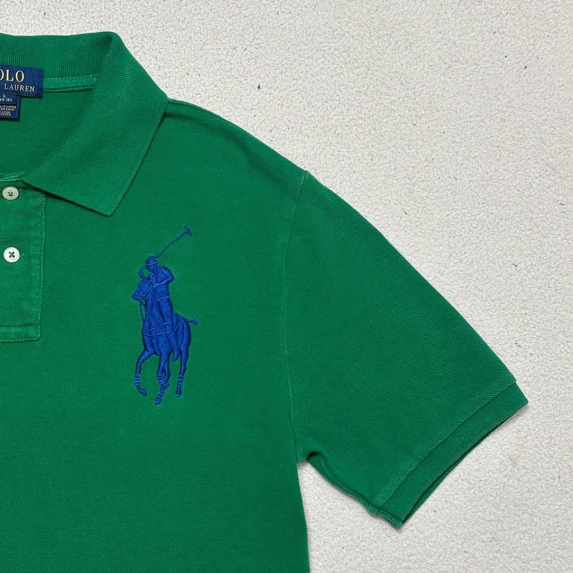 POLO RALPH LAUREN 보이즈 빅포니 티셔츠 그린 L 상품이미지3