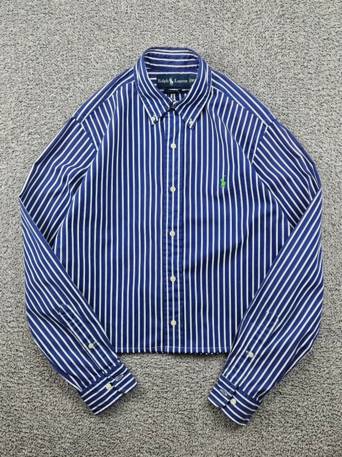 폴로랄프로렌 크롭 커스텀 스트라이프 셔츠 ( S ) / 11665 상품이미지2