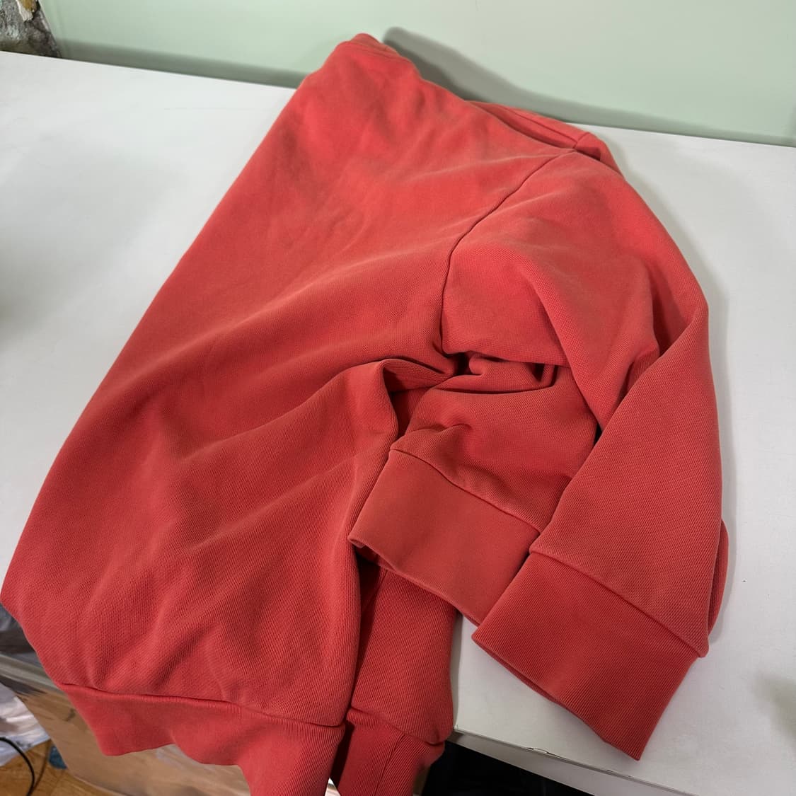 XL 아디다스오리지날 코랄 루즈오버핏 빅로고 스웻코튼 맨투맨 상품이미지5