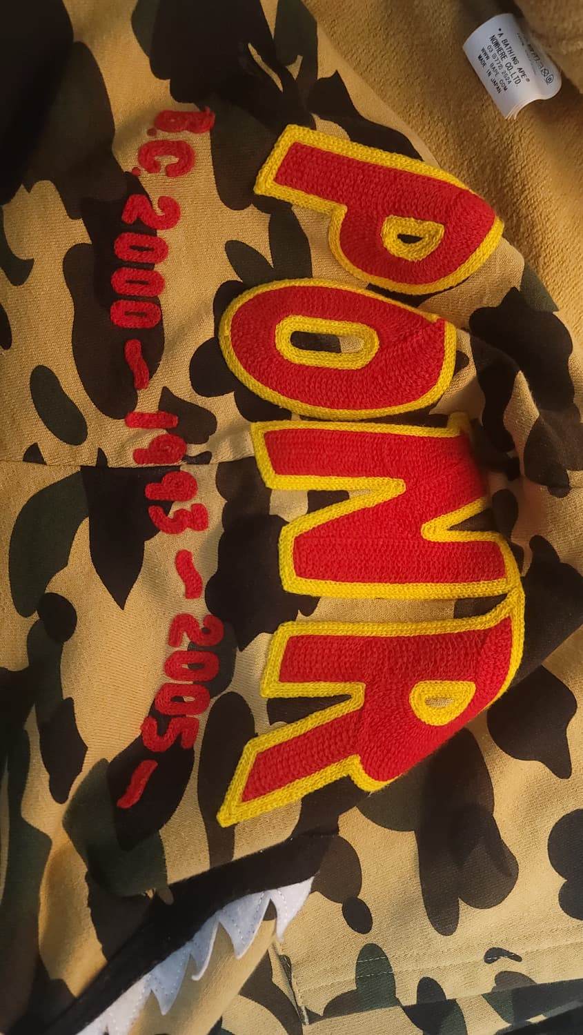 베이프 PONR 샤크 후드집업 상품이미지3