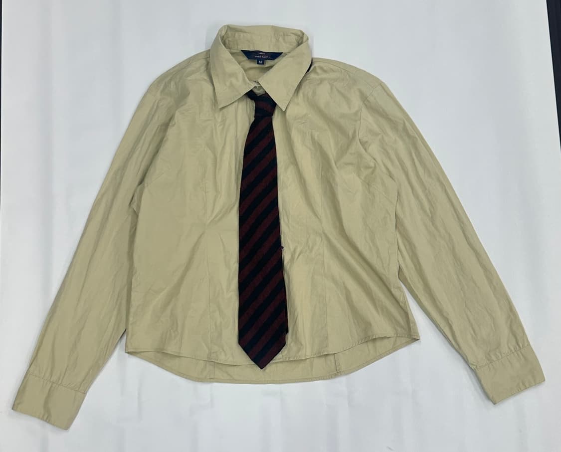 🍦슈슈룬 쇼콜라 교복 코디세트🍦고갸루 넥타이 일본 교복 레이어드  상품이미지4