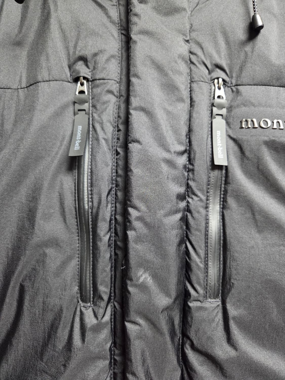 몽벨 가이아 구스다운 코트 롱패딩 판매합니다. 상품이미지4