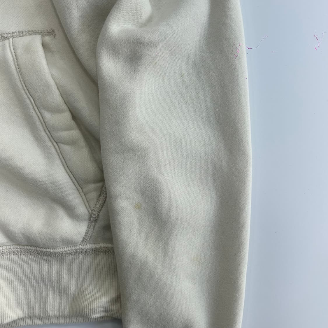 Abercrombie 아베크롬비 버튼업 아이보리 후드집업 상품이미지5