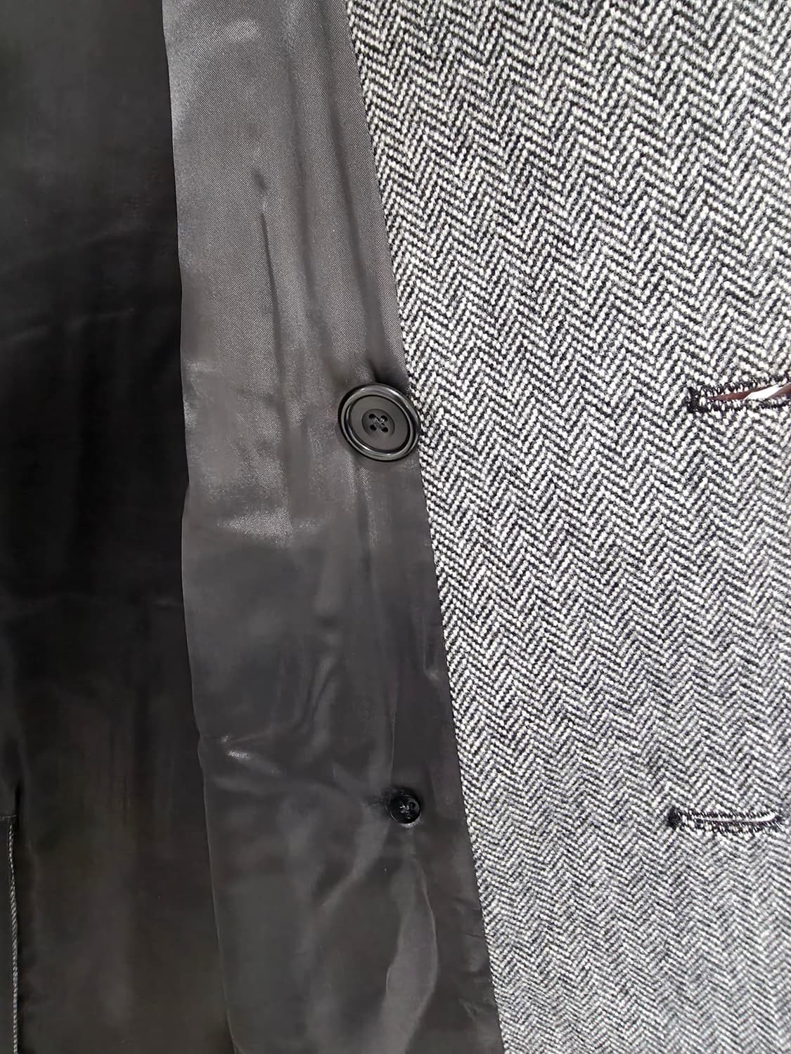 아쿠아스큐텀 더블브레스티드 헤링본 코트 상품이미지6