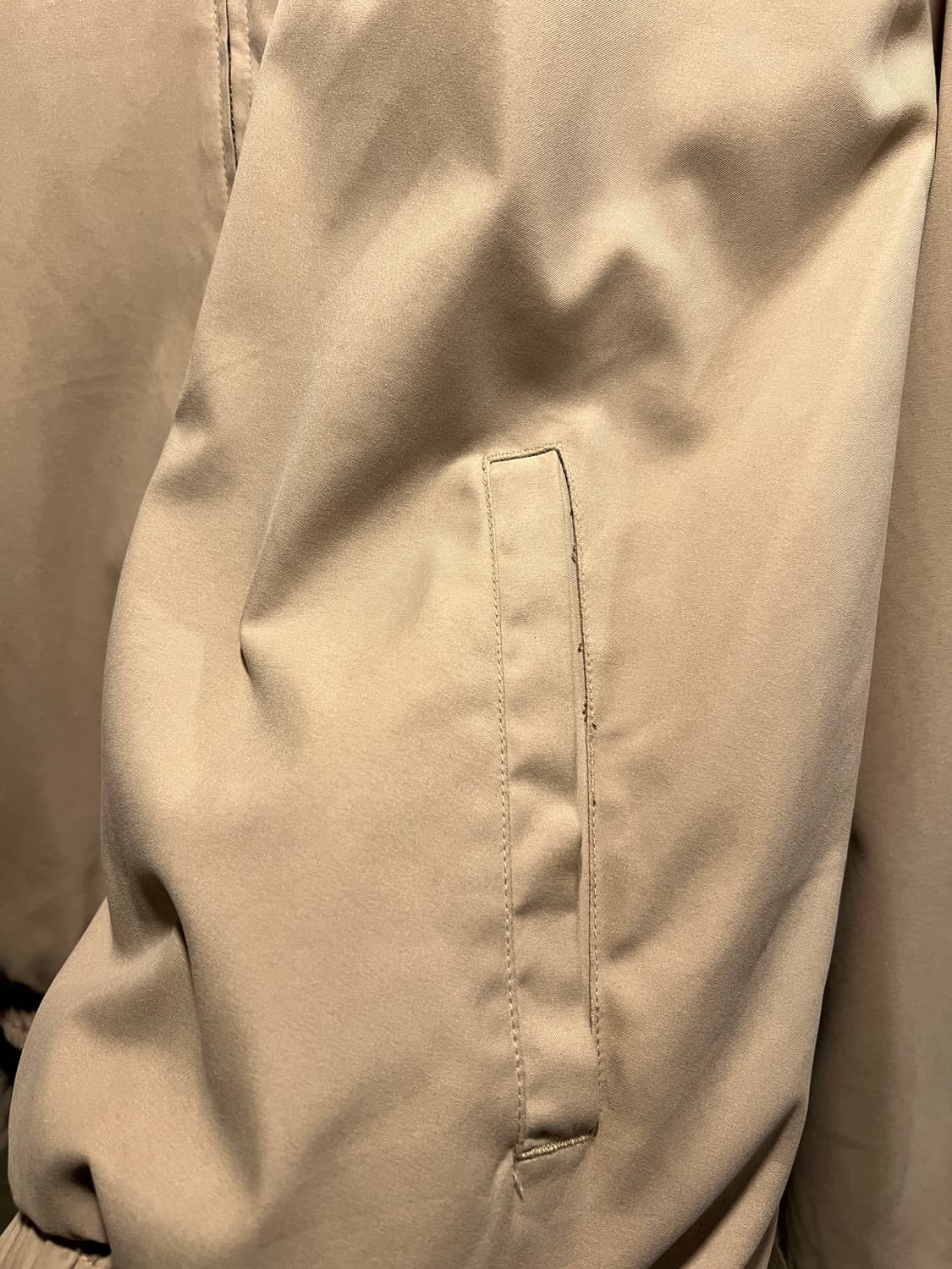 [2XL]폴로 랄프로렌 체크 라이닝 베이지 드리즐러 자켓 상품이미지4