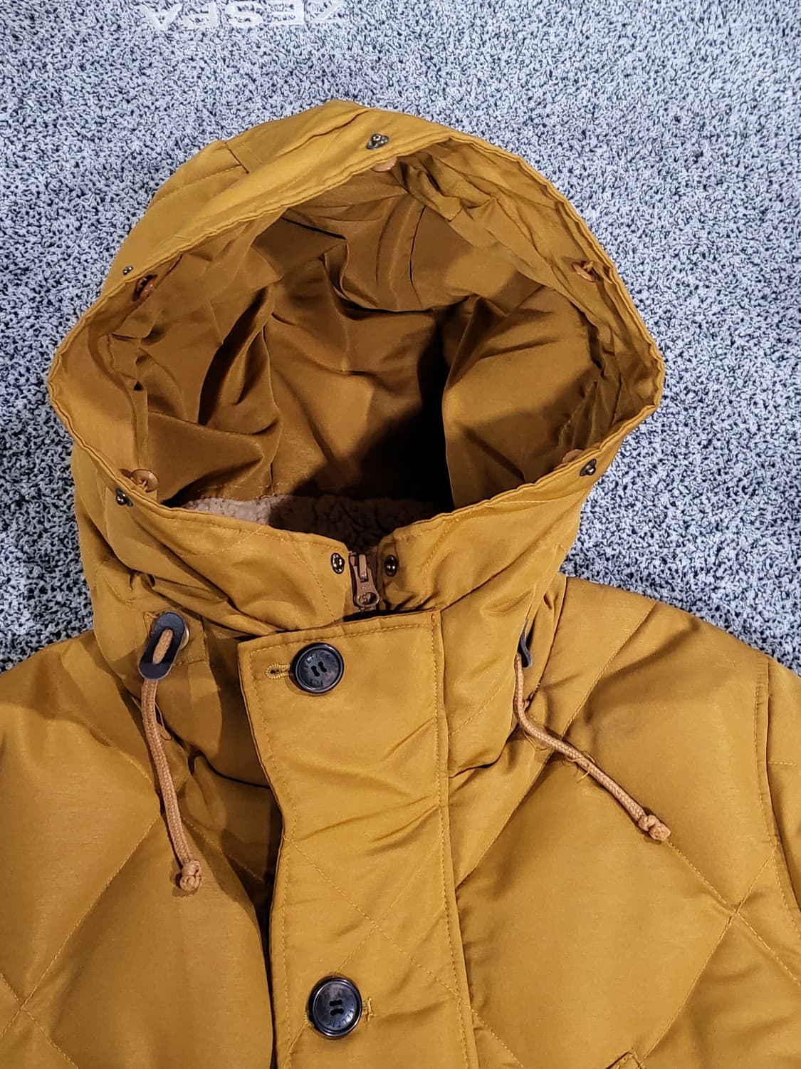 펠틱스 오리털 겨울 아우터 (머스타드) 상품이미지3