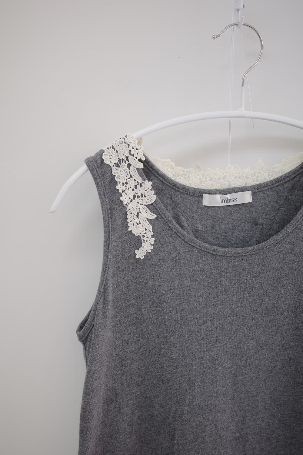 Grey lace sleeveless 상품이미지4