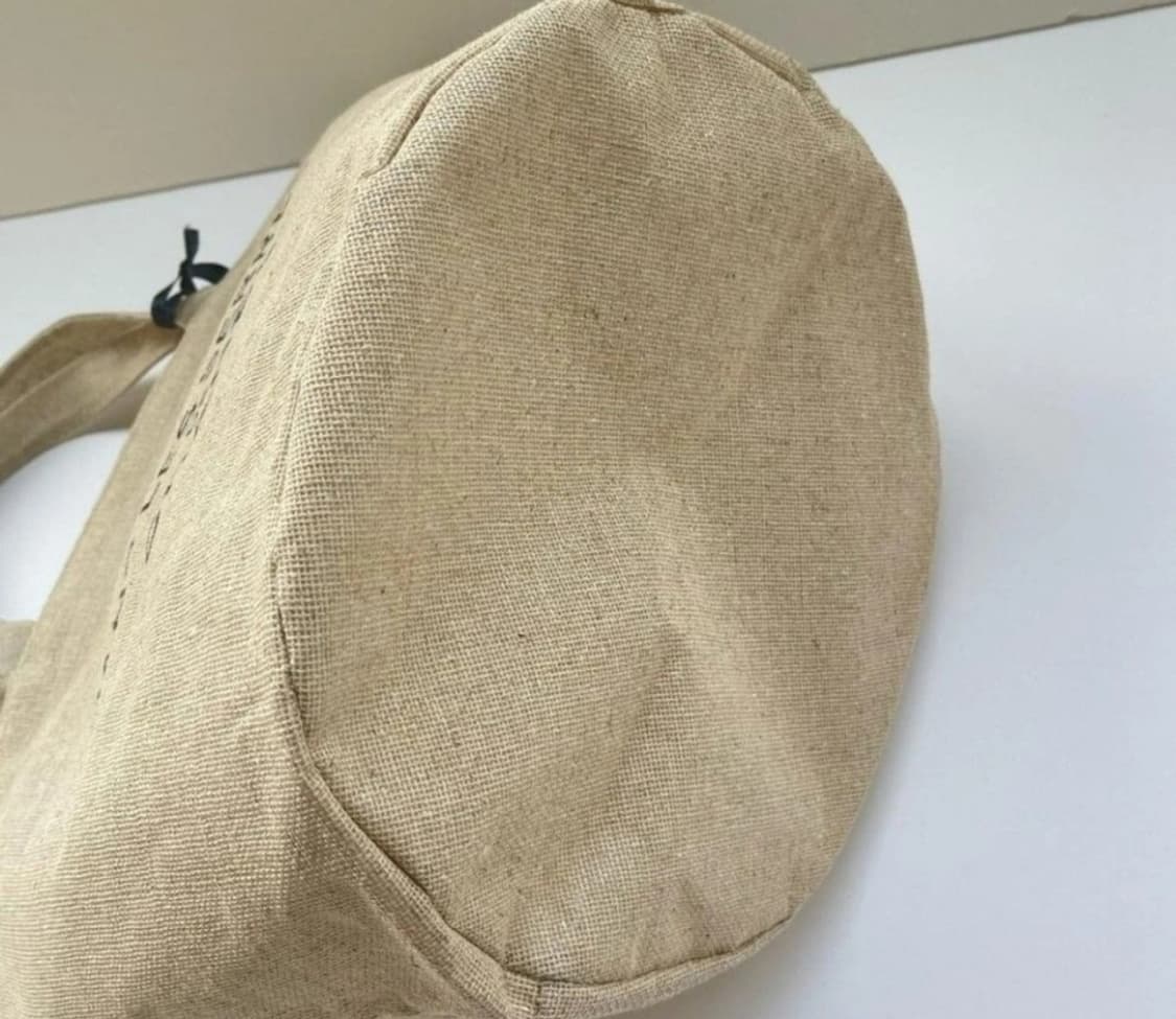 샤넬뷰티정품 동백꽃 전시회 린넨방수가방 새상품 상품이미지8