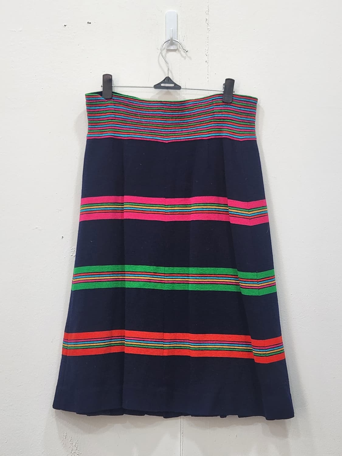 [77] JAPAN 빈티지 울 100% 플리츠 스커트 여성 77 상품이미지3