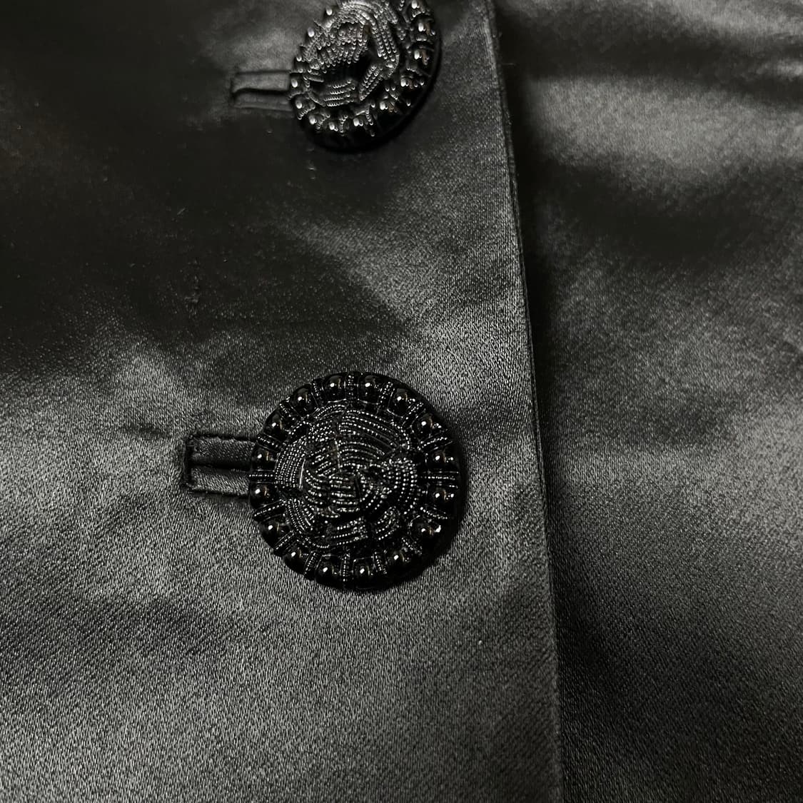 JPN 블랙 세미유광 블레이저 자켓 상품이미지5