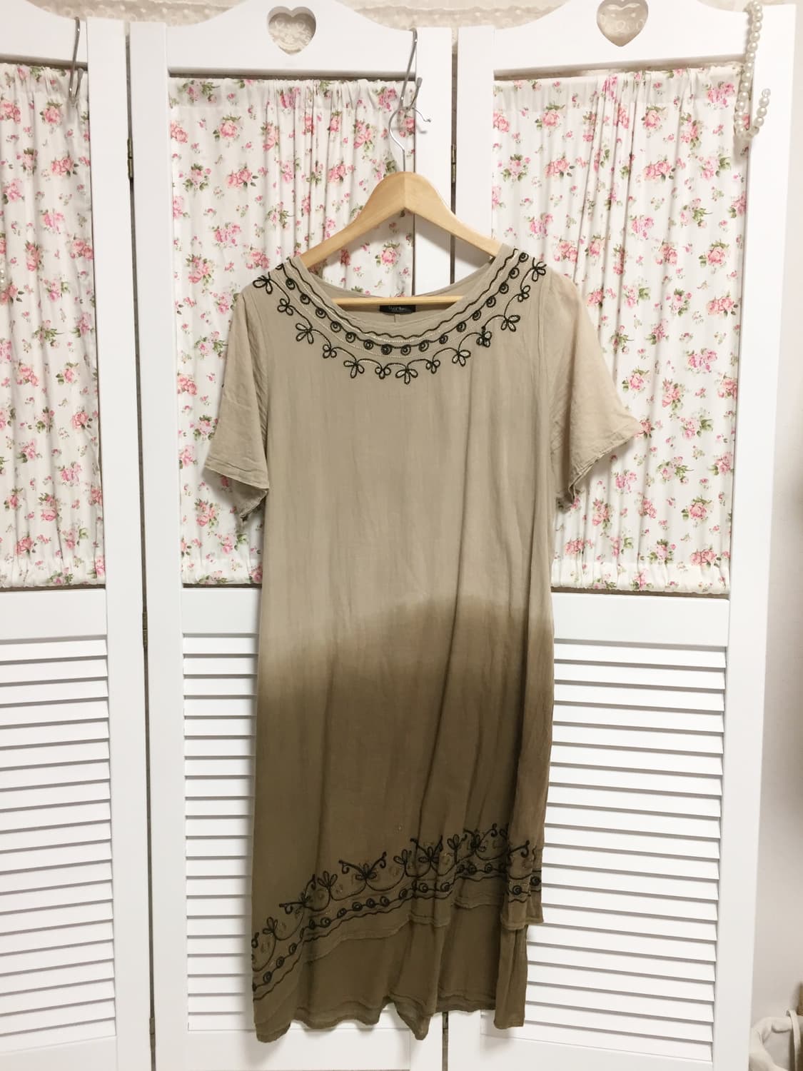 빈티지 히피에스닉 자수 블라우스 상품이미지1