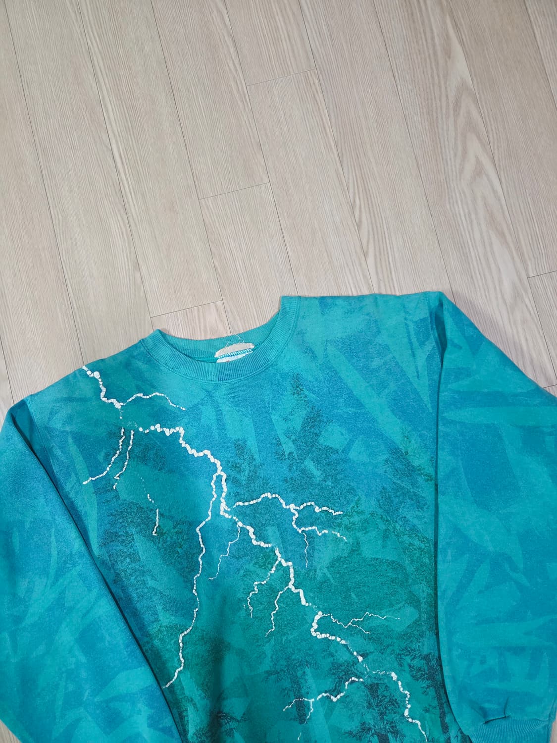 헤인즈 80s 민트 맨투맨 스웻셔츠 상품이미지2