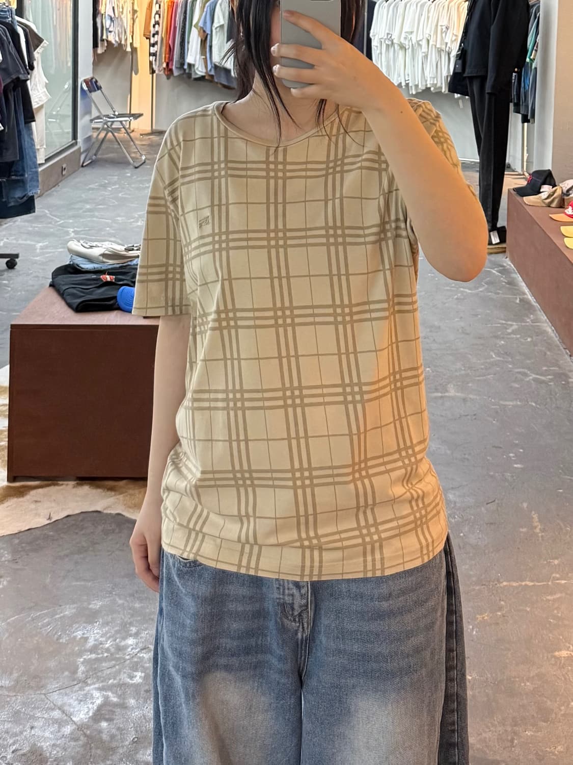 버버리 체크무늬 반팔 H2933 상품이미지1