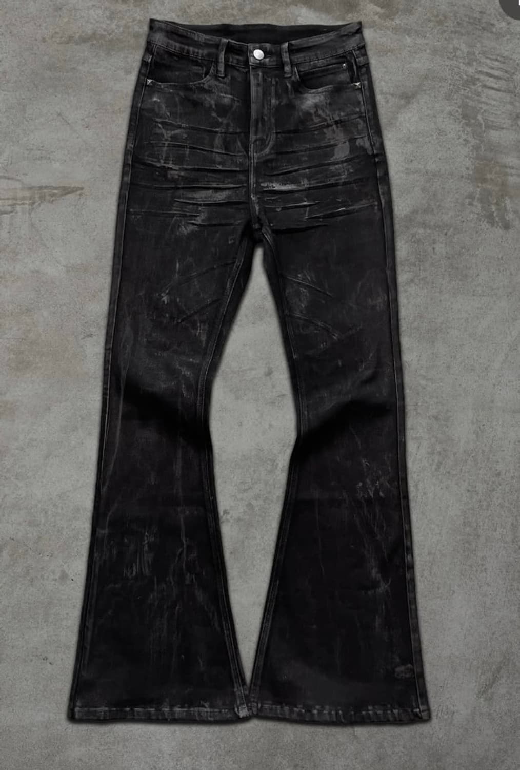 WAXED FLARE DENIM 상품이미지1
