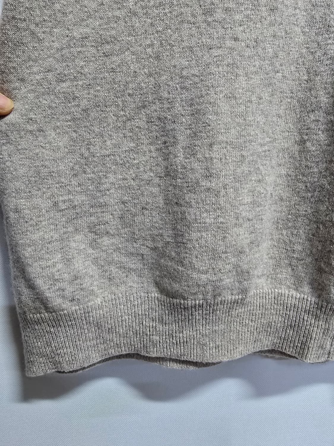 BLOOM 목폴라 반팔 니트 원피스 베이지 상품이미지4