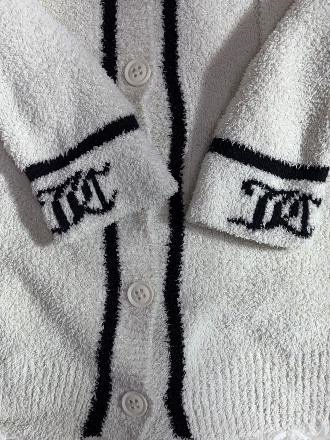 쥬시꾸띄르 크림 빅로고 테리 가디건  상품이미지7