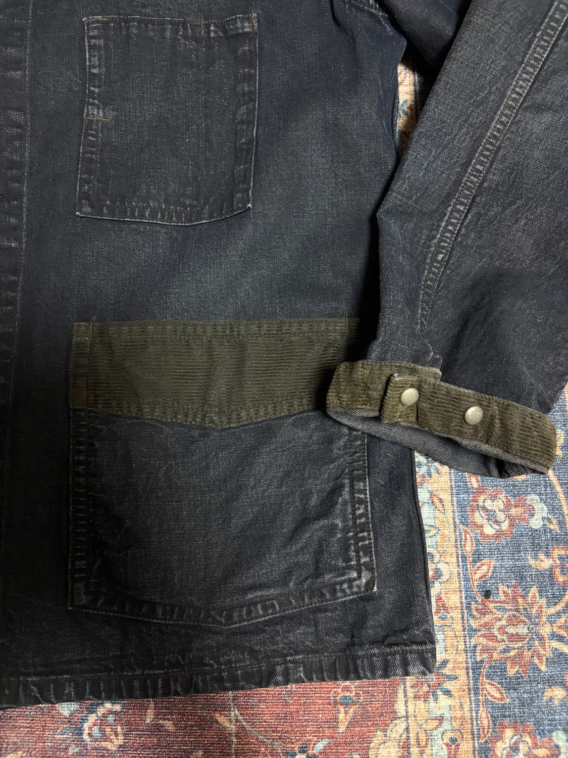 더블알엘 코듀로이 트림 워크 자켓 상품이미지6