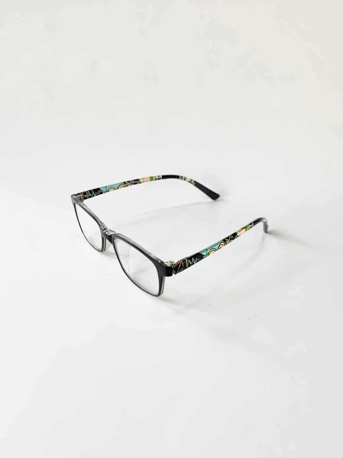 [픽키-630] 애니메이션 짱구 사각 안경 블랙  상품이미지1