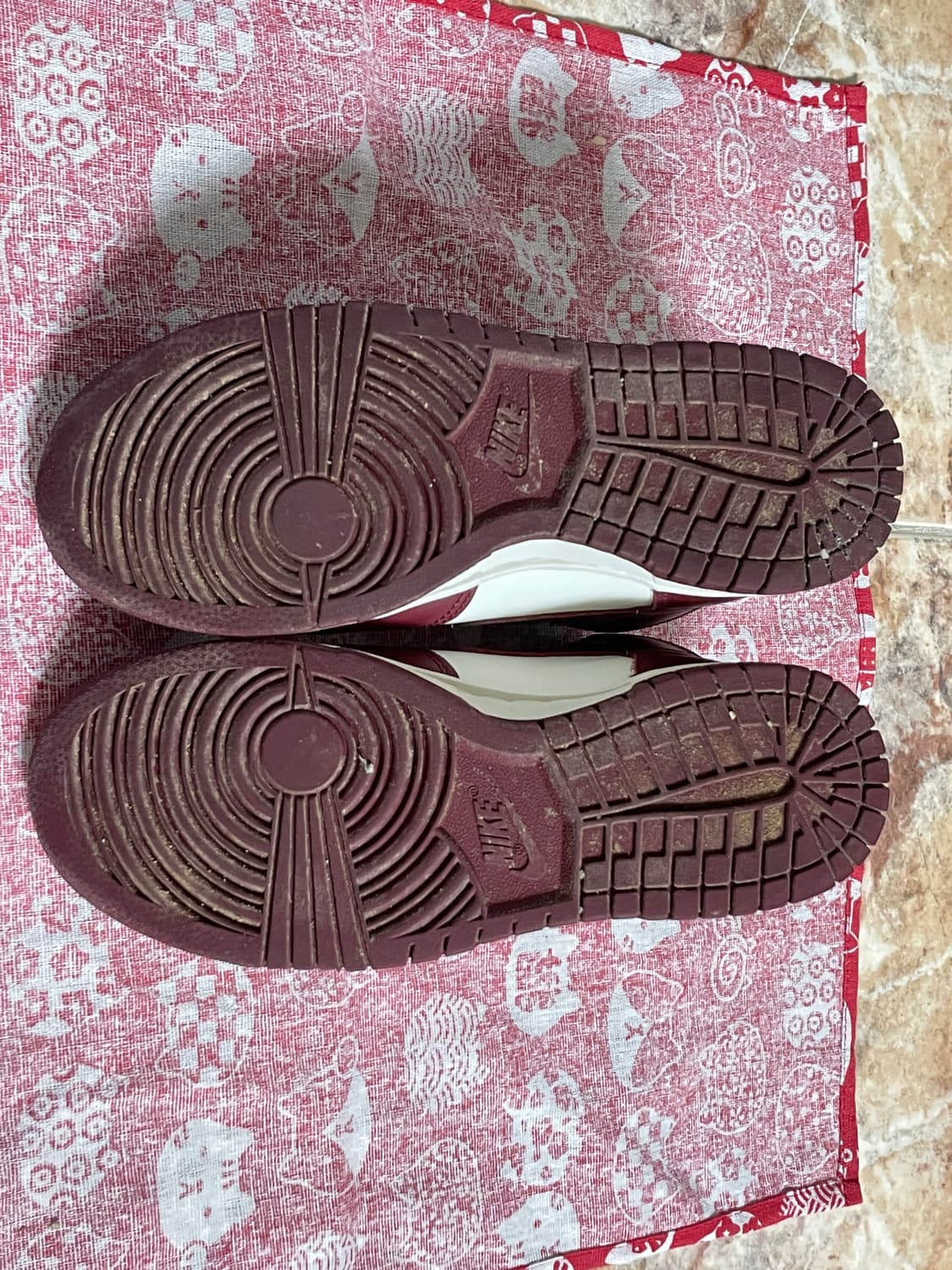 급처)W)나이키 덩크 하이 팀 레드 230 상품이미지6