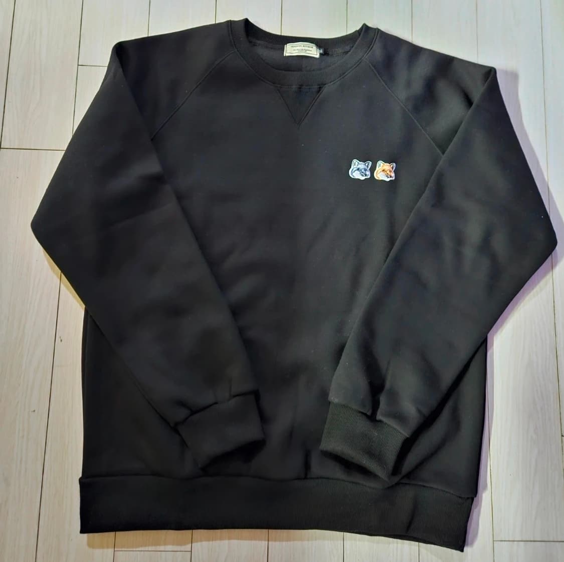 메종키츠네 /아미 기모 맨투맨 상품이미지1