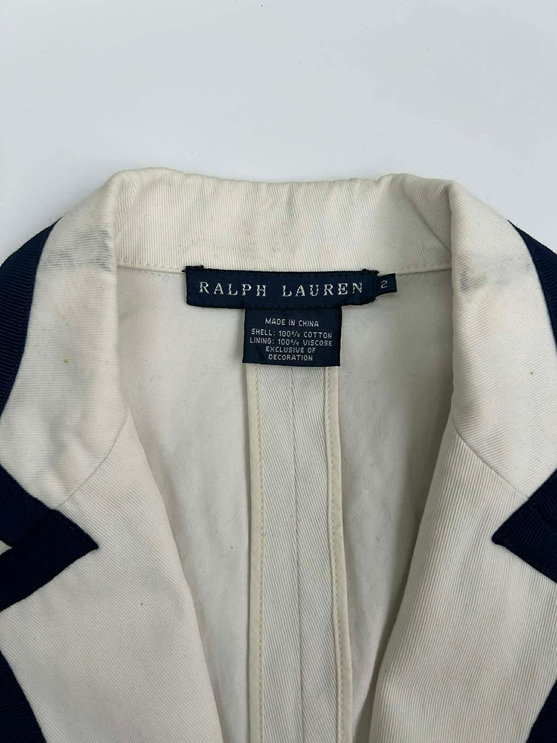 [2] 랄프로렌 크레스트 아이비리그 로잉 코튼 블레이져 자켓 상품이미지3