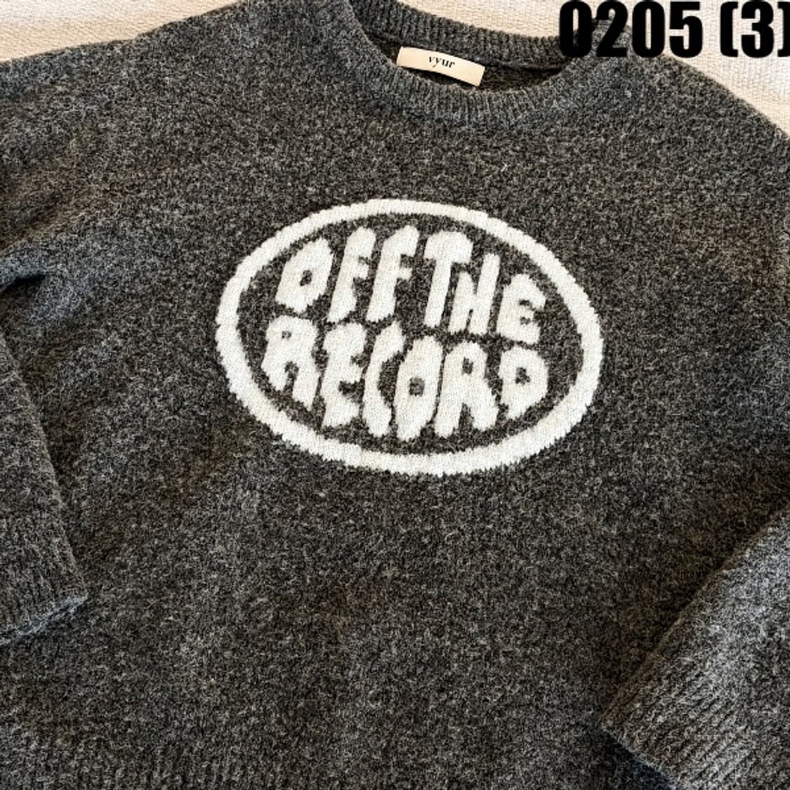 [85] vyur 여성 전면 자수 니트 스웨터 0205(3) 상품이미지2