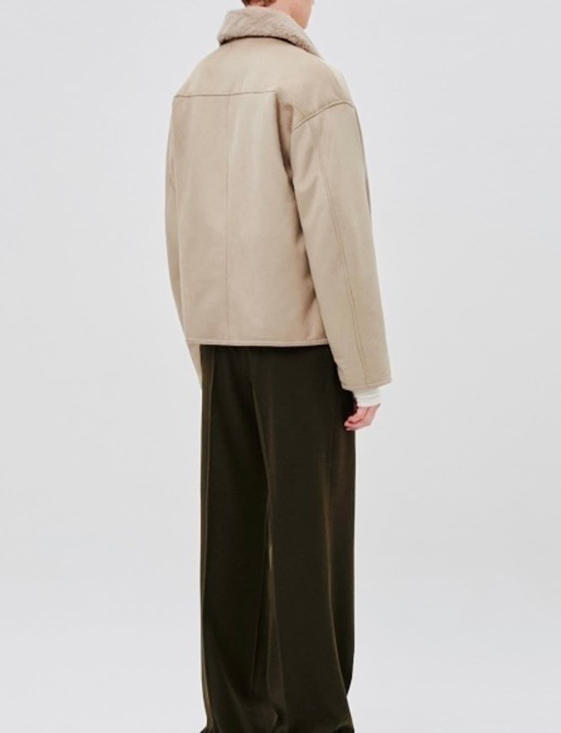 (새상품) 도프제이슨 심플 스웨이드 무톤 자켓 / L 상품이미지3