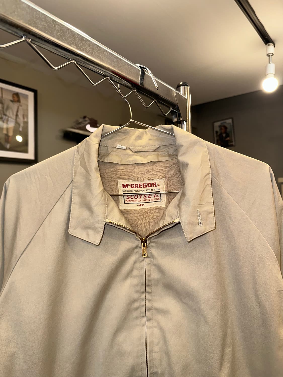 70‘s Mcgregor scotest lining fur jacket  상품이미지4