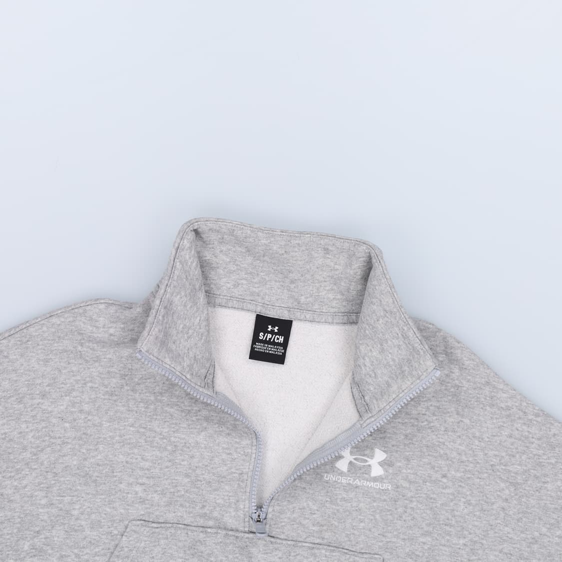 [S/P] 신형 언더아머 여성 기모 크롭 반집업 1229H1 상품이미지3