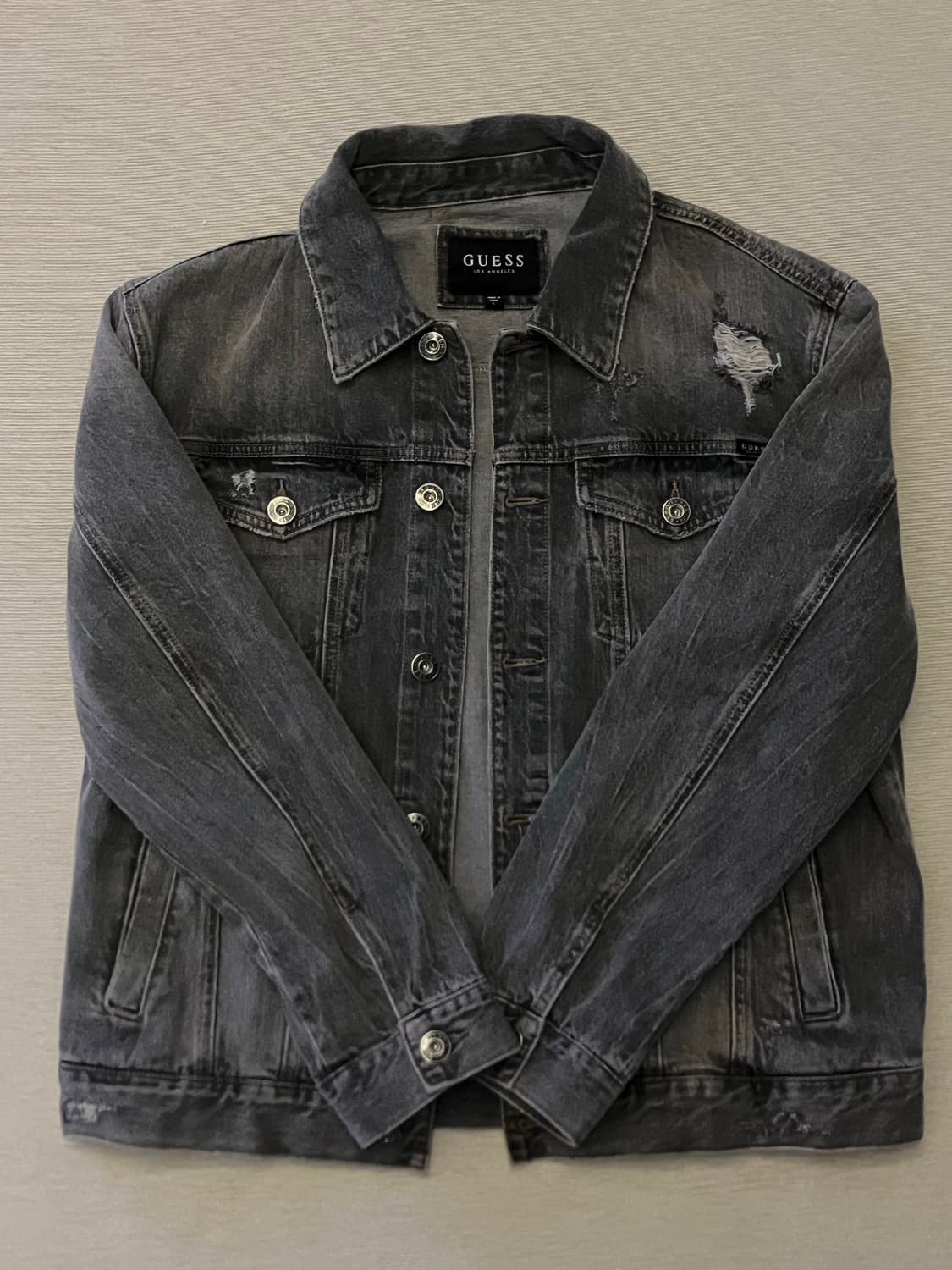 Guess 흑청자켓 L 상품이미지1