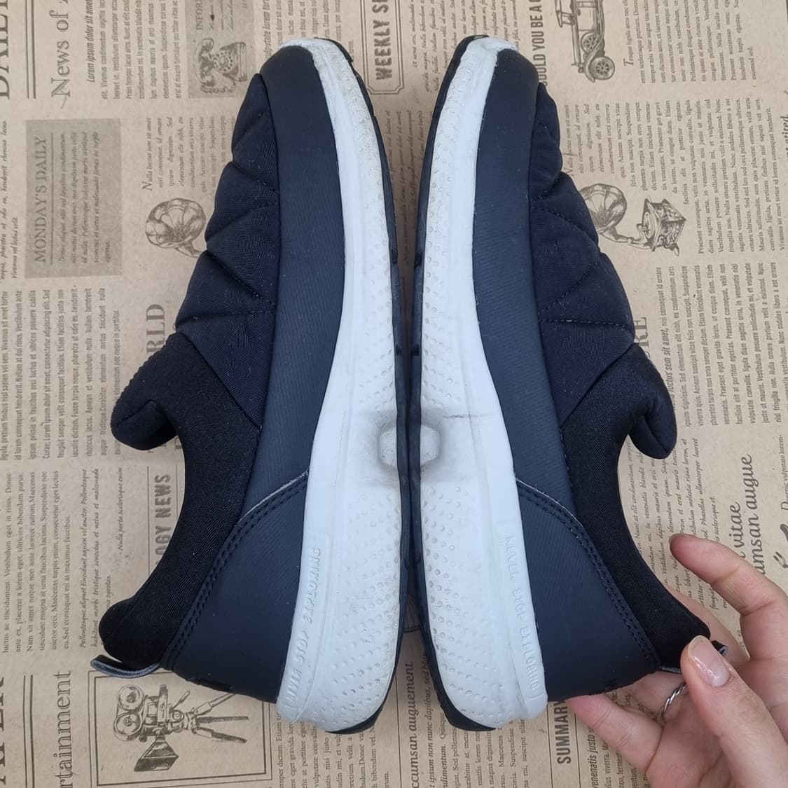 노스페이스 퀼팅 슬립온 블랙 240 상품이미지5