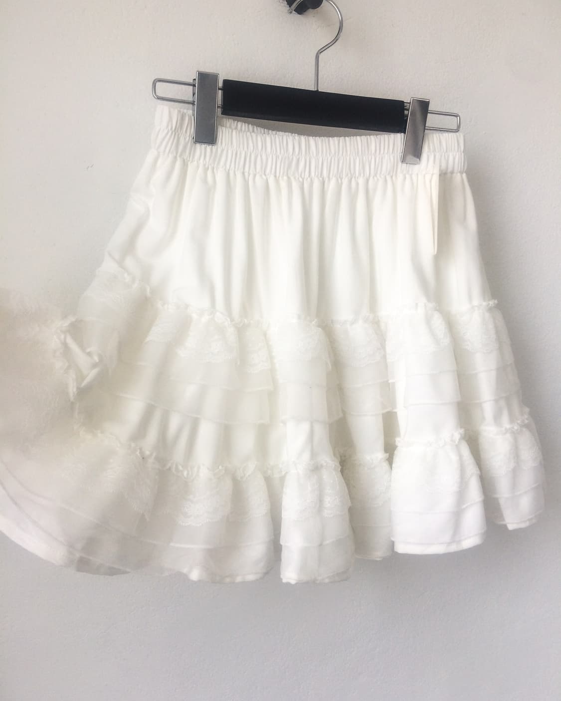 Lace layer mini skirt 상품이미지1