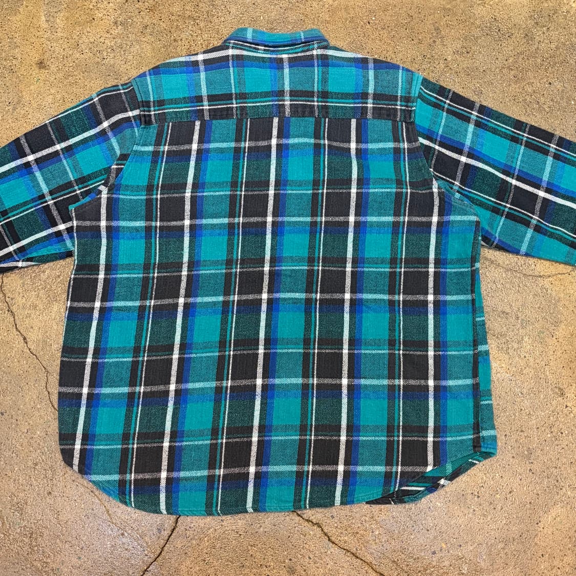 90s 미국 빈티지 노스웨스트 겨울 헤비코튼 체크셔츠 상품이미지6