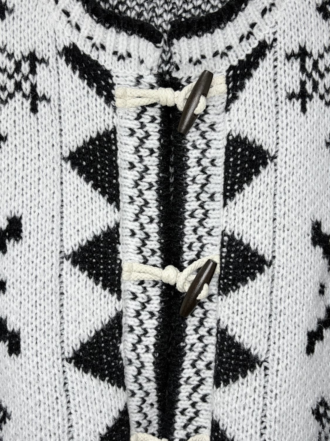 노르딕 니트 떡볶이 가디건 상품이미지2