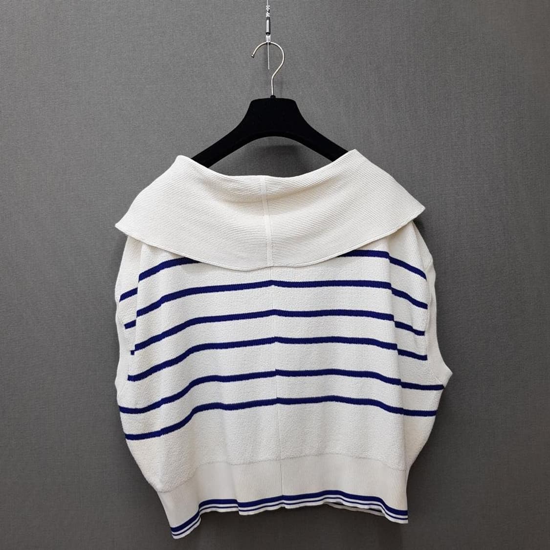 한섬 시스템 2022 AACENTRE22 카라 니트 베스트 F사이즈 상품이미지5