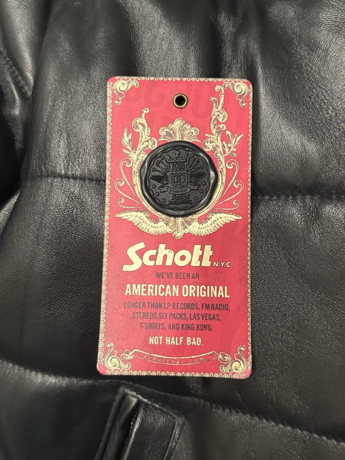 슈프림 x 쇼트 가죽 패딩 자켓 블랙 상품이미지5