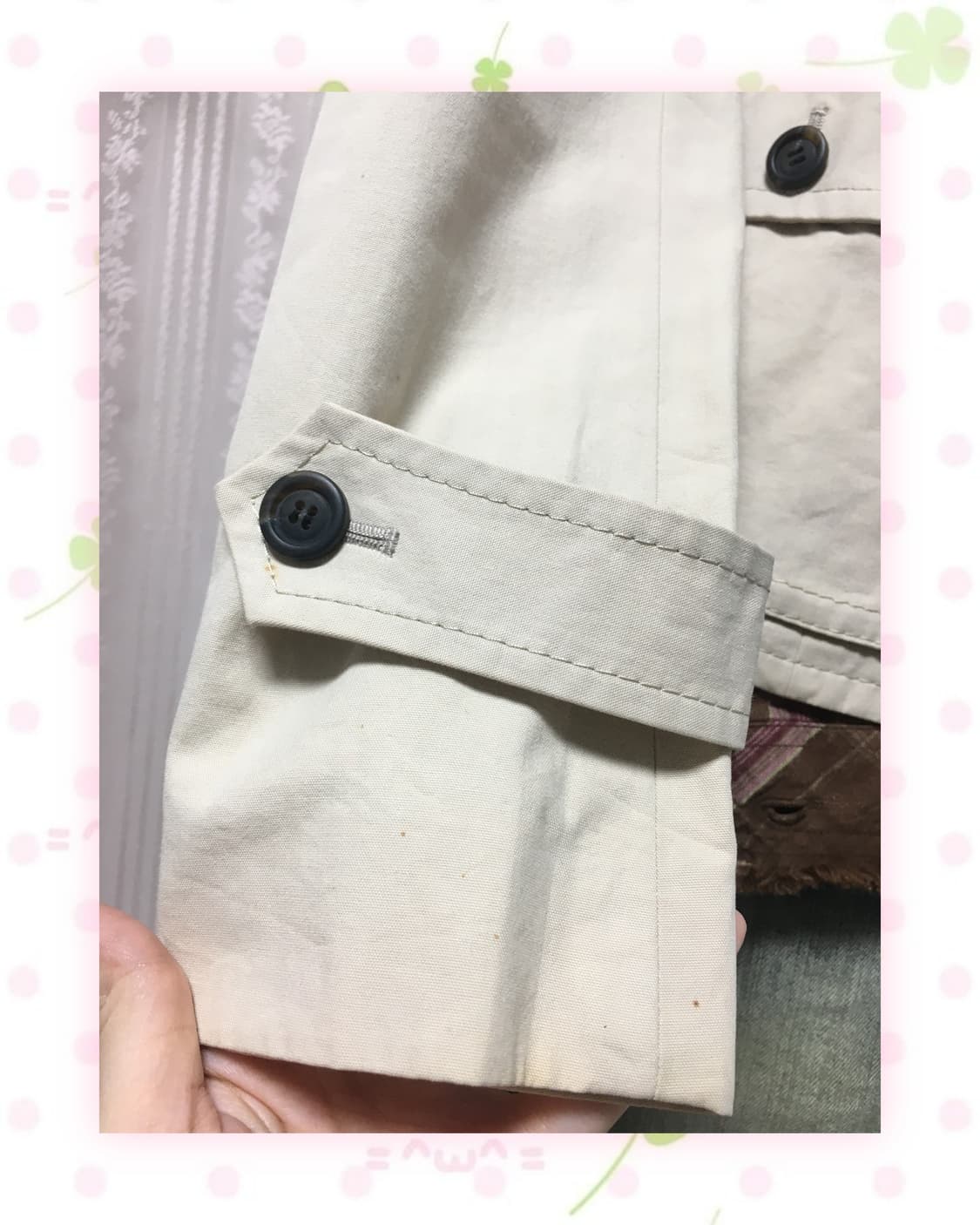 바디드레싱 아이보리 코튼 자켓 상품이미지3