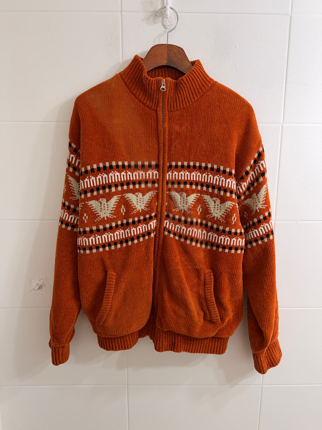 빈티지 오렌지 노르딕 스트릿 너드 힙 코디 세트 상품이미지4