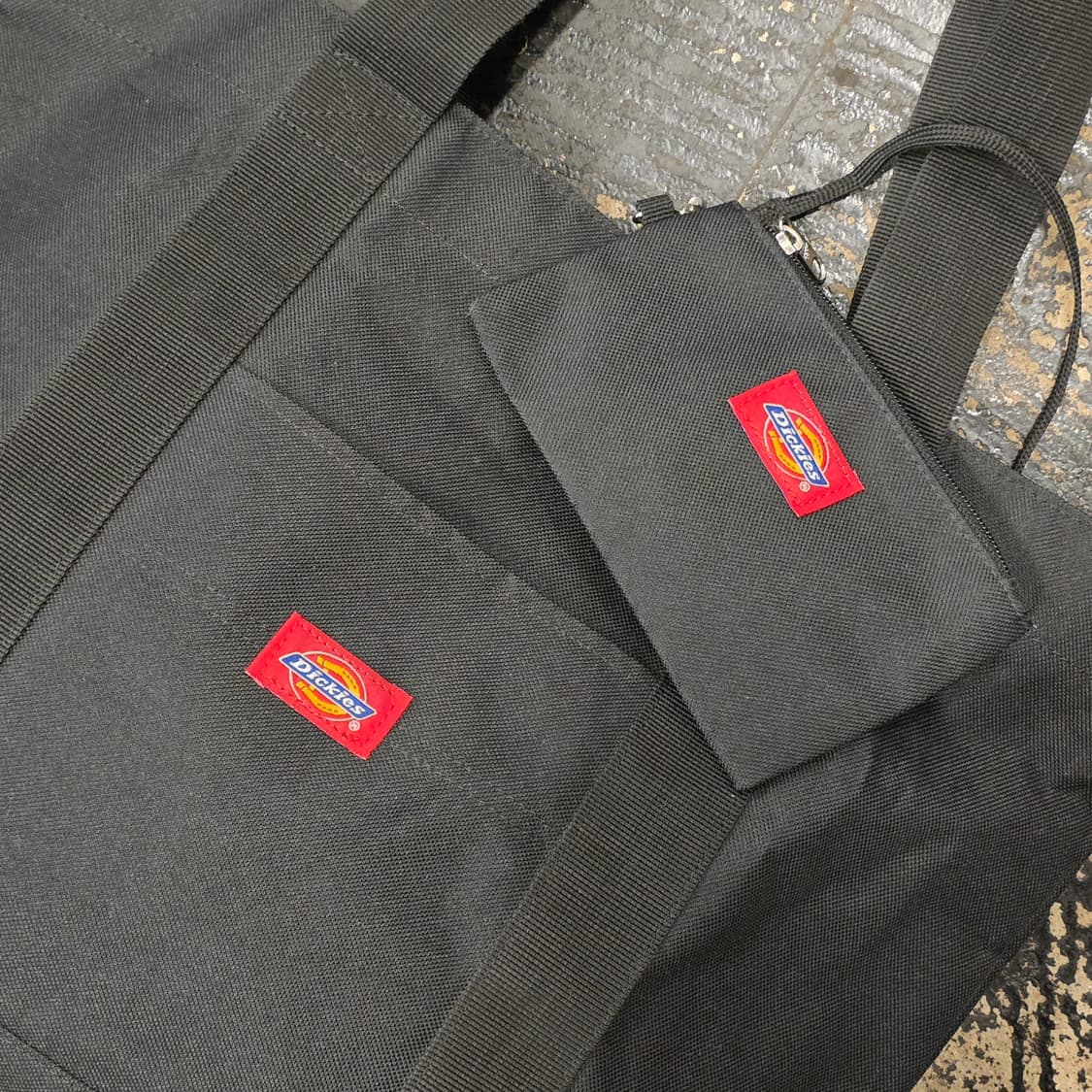 디키즈 블랙 토트백 + 미니 파우치 세트 상품이미지4