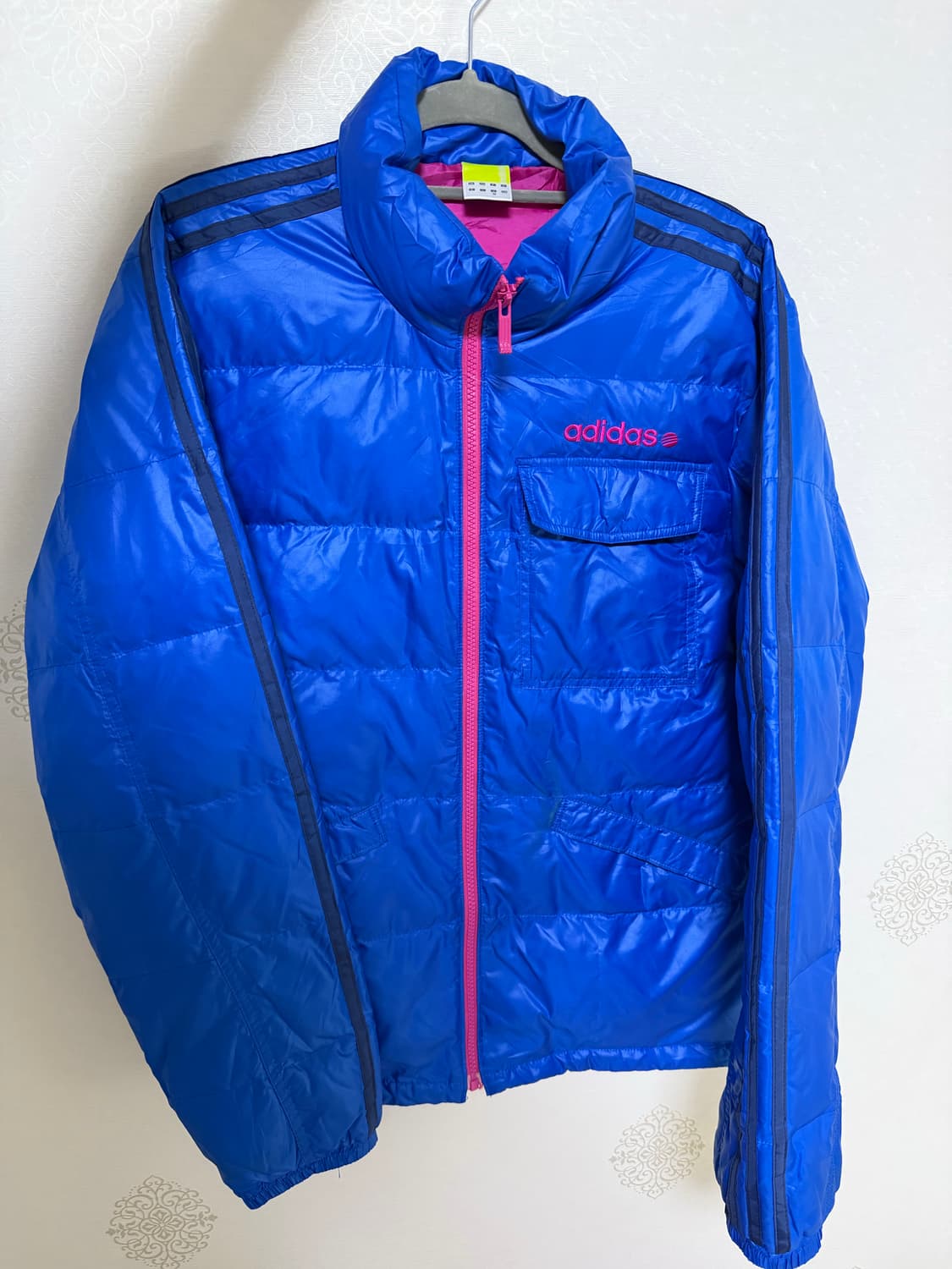 아디다스 블루 경량패딩 상품이미지1