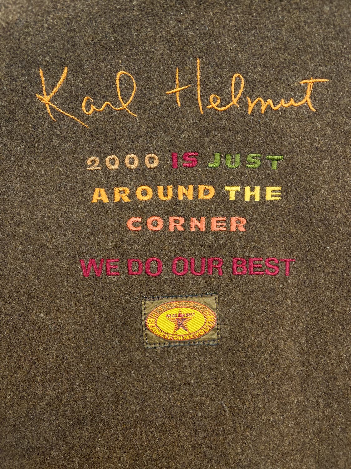 칼 헬무트 90s 체크 패치워크 울 자켓 상품이미지6