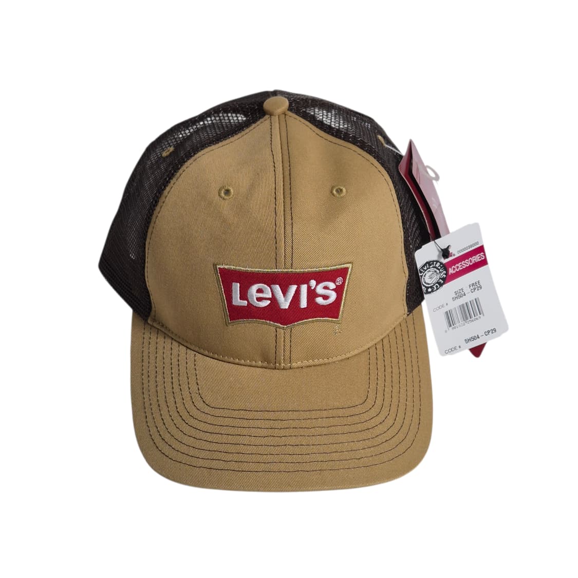 Levi's) 데드스탁 리바이스 배트윙 로고 트러커햇 브라운/베이지 상품이미지1