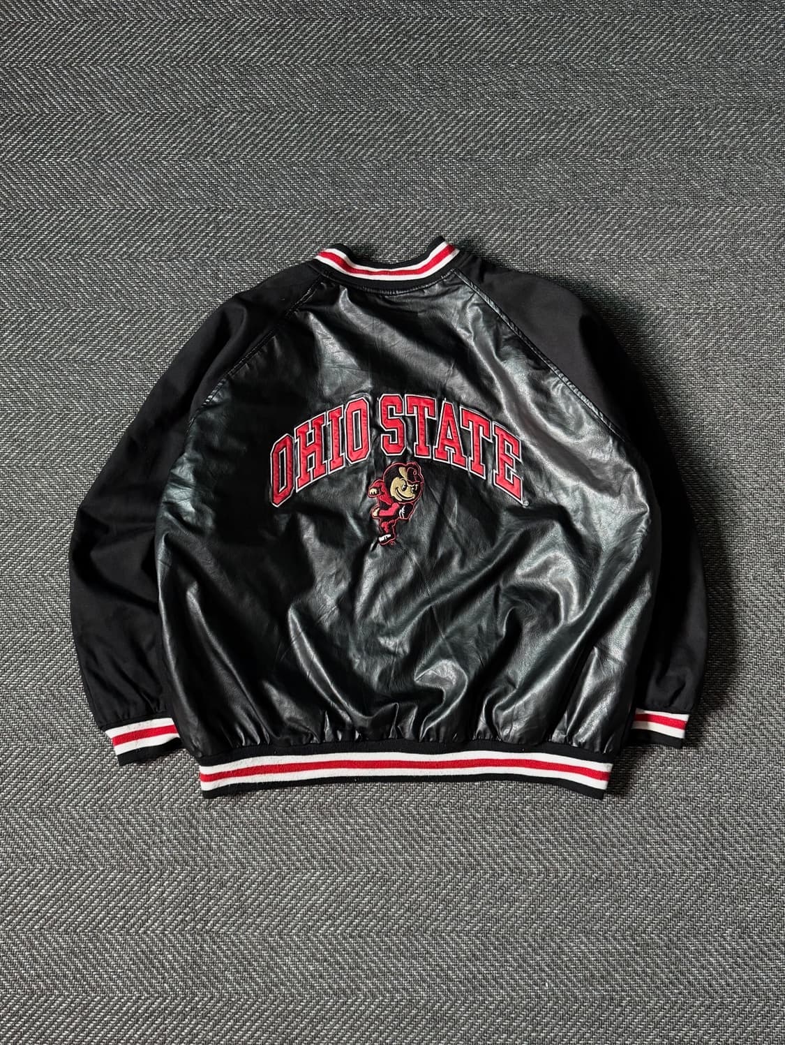 스티브 앤 배리스 OHIO STATE 코튼 빈티지 바시티 자켓 (110) 상품이미지6